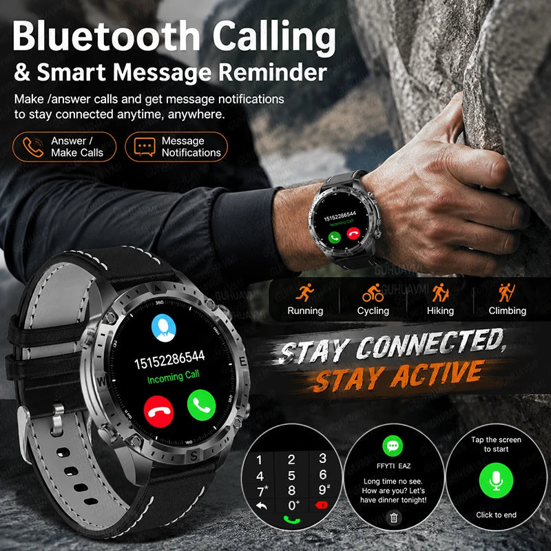 Smart Watch GPS Offline Map 3ATM Compass Altimeter 2026