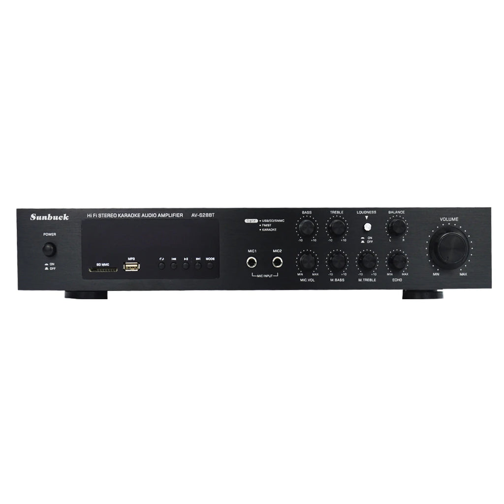 AIYIMA SMSL Home Theater 5.1 Estéreo 1000W Bluetooth Amplificador HiFi Surround Sound Amplificador Karaokê Doméstico Áudio Home Cinema