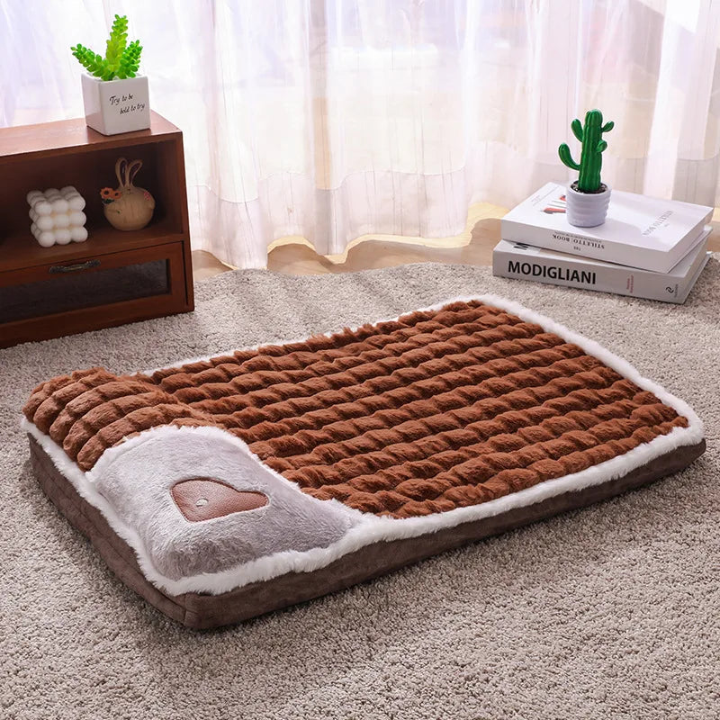 Suprimentos para animais de estimação tapetes para cães e gatos, camas engrossadas para animais de estimação, tapetes para dormir para cães, sofás para animais de estimação, camas para cães, camas para gatos, o ano todo