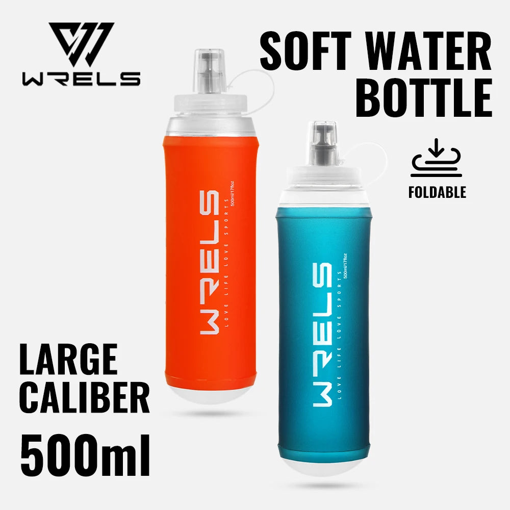 Garrafa de Água WRELS Dobrável — Leve e Compacta para o Outdoor