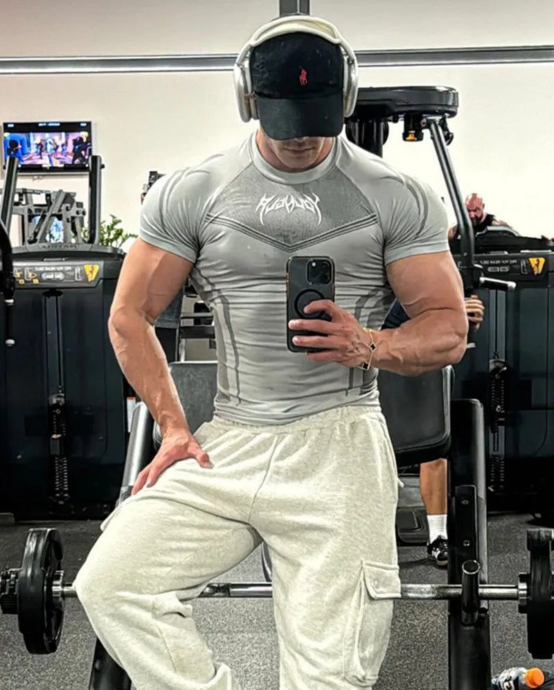 Camiseta Compressão Masculina Manga Curta — Leveza e Suporte