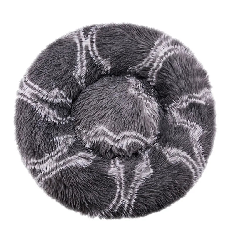 Cama Redonda para Cães, Cama Quente de Inverno para Gatos, Cesto de Pelúcia para Cães, Cama Lavável para Pequenos, Médios e Grandes Cães, Sofá para Gatos