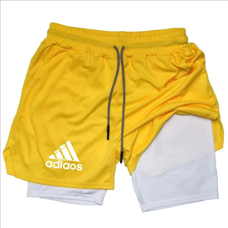 Men's compression shorts running training sports shorts summer gym...