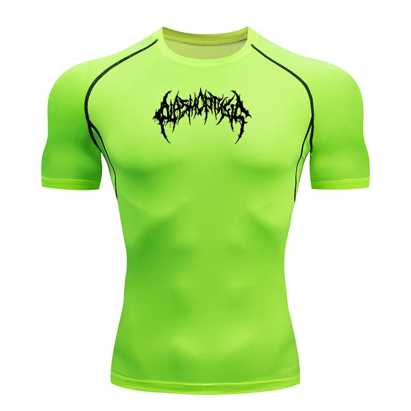 Camiseta Compressão Masculina Manga Longa — Corrida e Academia