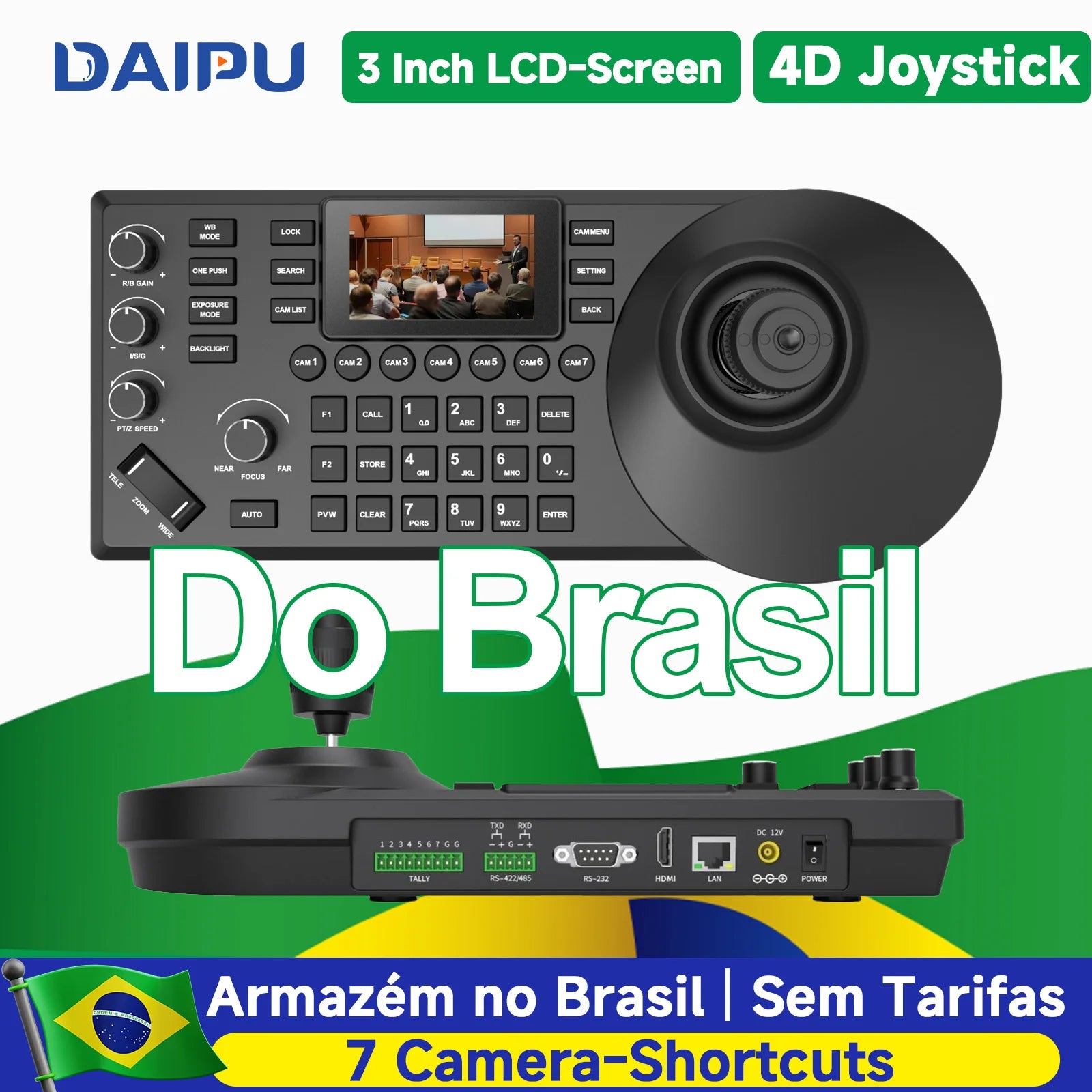 Daipu control PTZ - camera controller - PTZ joystick 4D