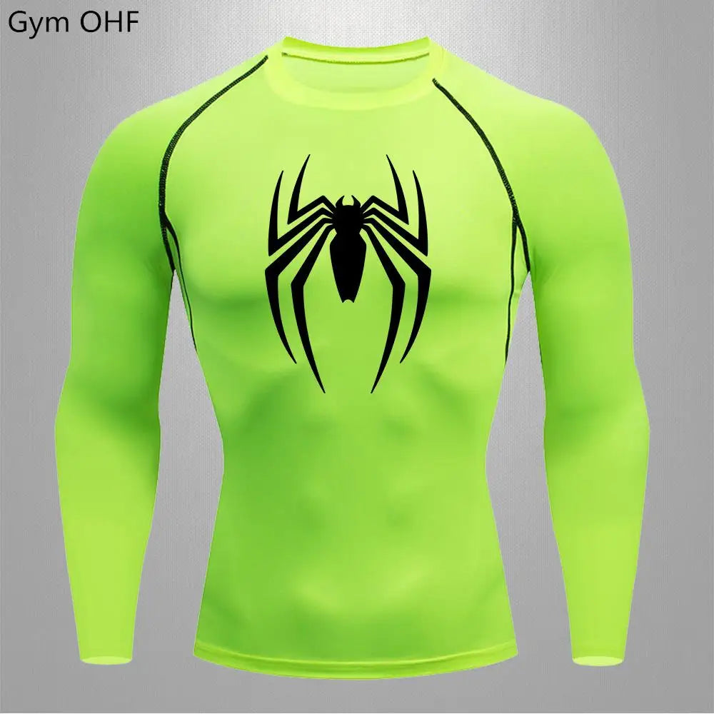 Rashguard Masculino Spider — Compressão e Estilo para o Treino