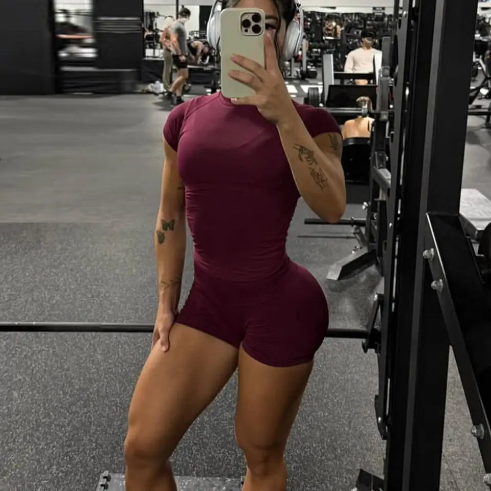 Top Fitness Sem Costura Feminino — Liberdade de Movimento
