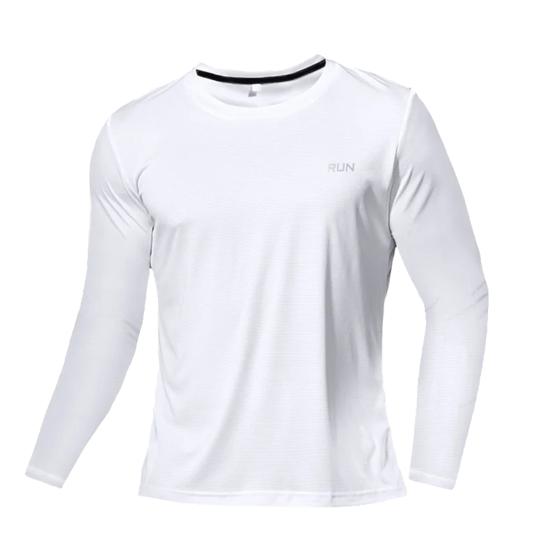 Camiseta Masculina Manga Longa Secagem Rápida — Conforto Total