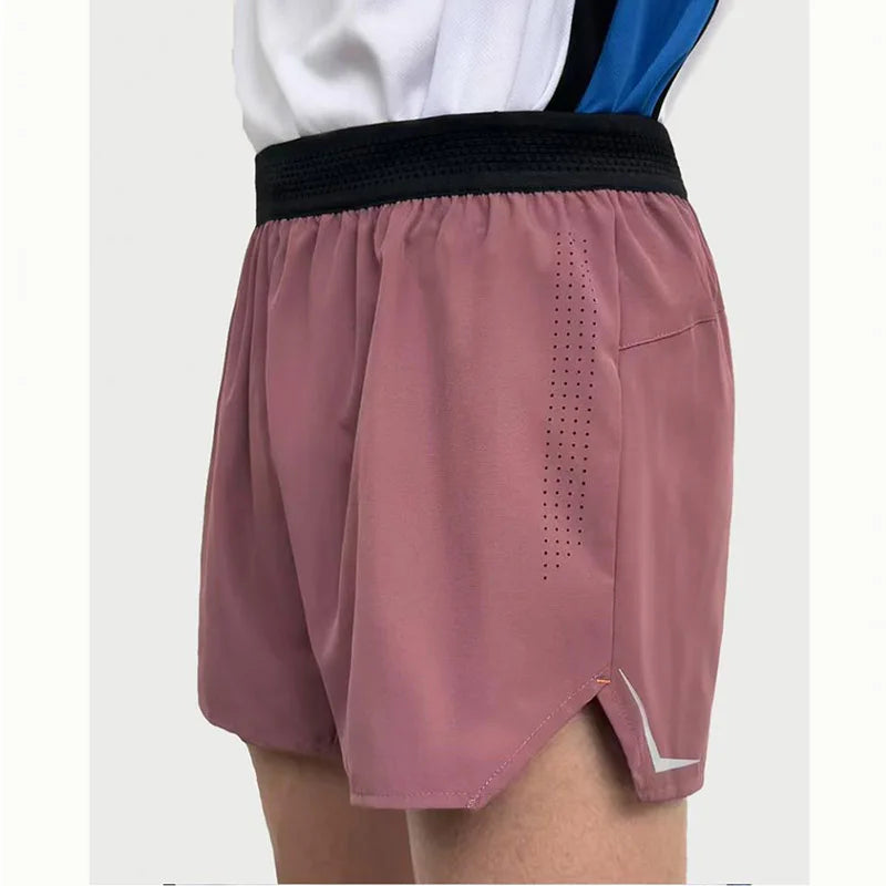 Shorts Masculinos para Corrida Academia Maratona Atletismo Esportes 2 em 1 Secagem Rápida Treino Fitness Calções de Verão Masculino