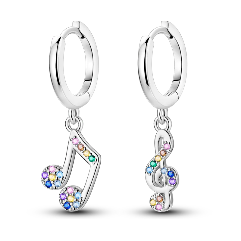 Orstarry 925 Sterling Silver Crystal Circular Eardrops Drop Earrings Women Earrings Charm Fashion Versatile Party Jewelry Gifts