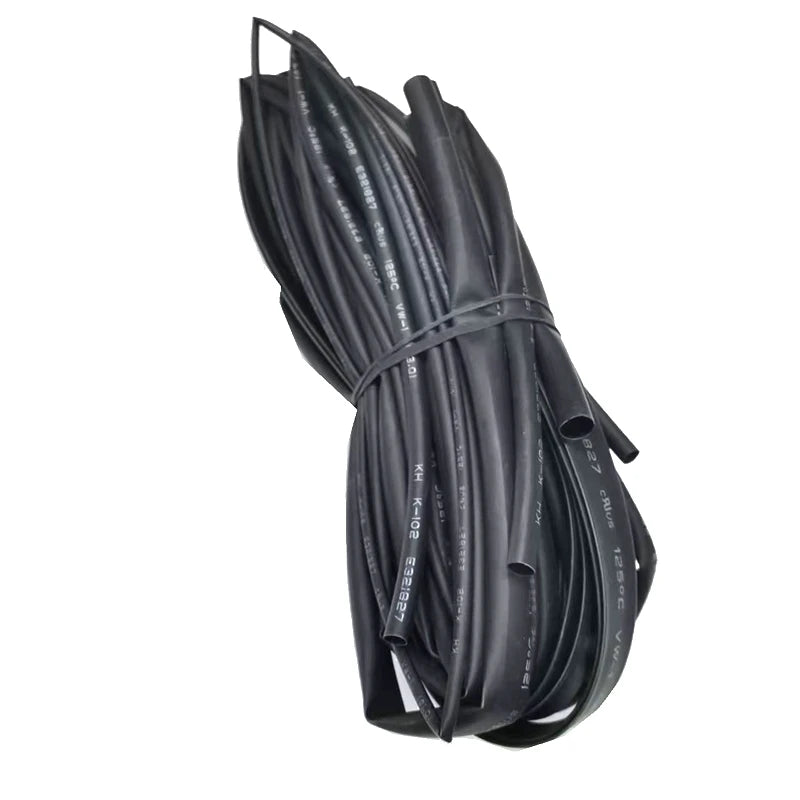 WonderNest Tubo Termo Retrátil Preto 5m 1mm-10mm