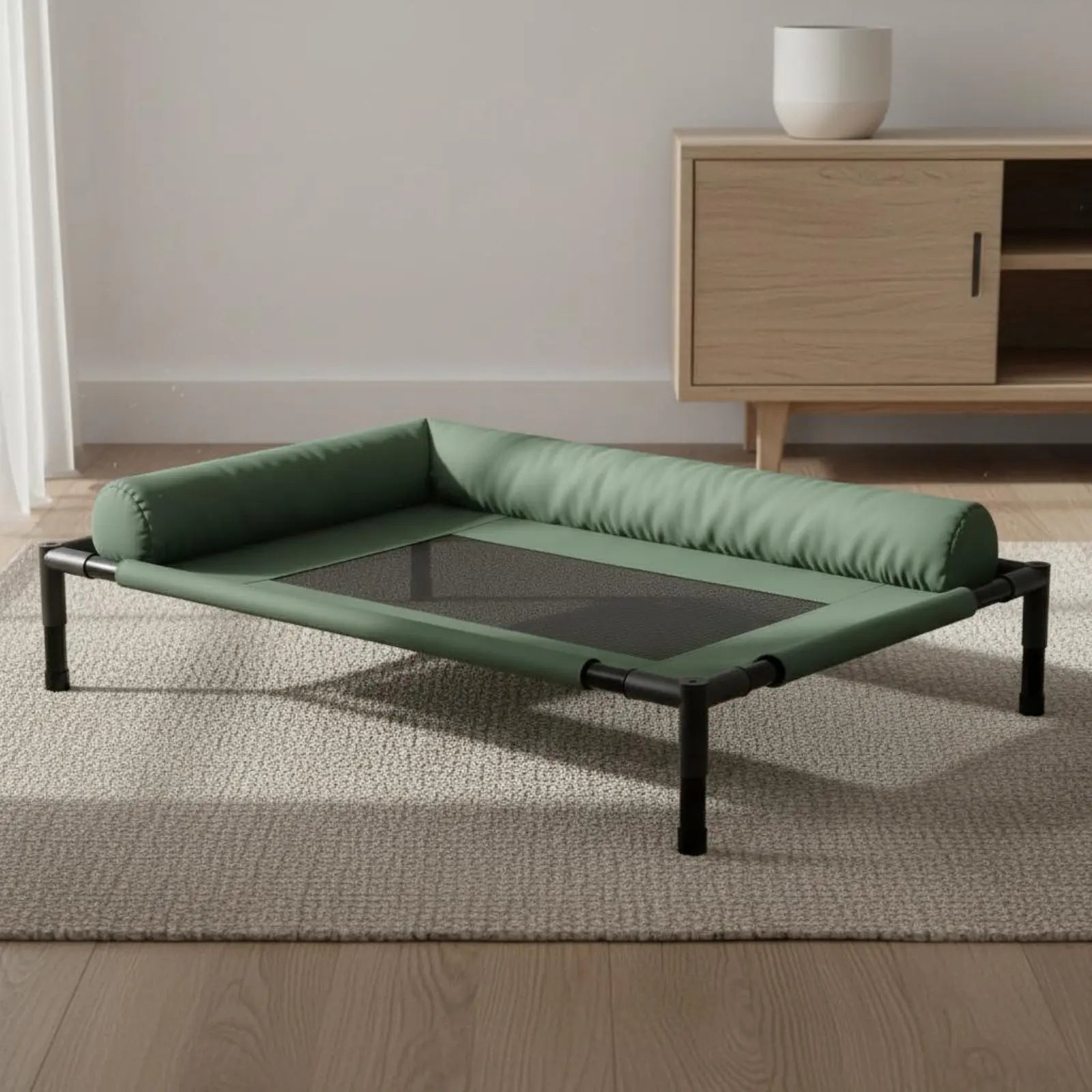Dog Sofa Bed Breathable Pet Sofa Bed Dog Cot Removable Washable Easy to Assemble