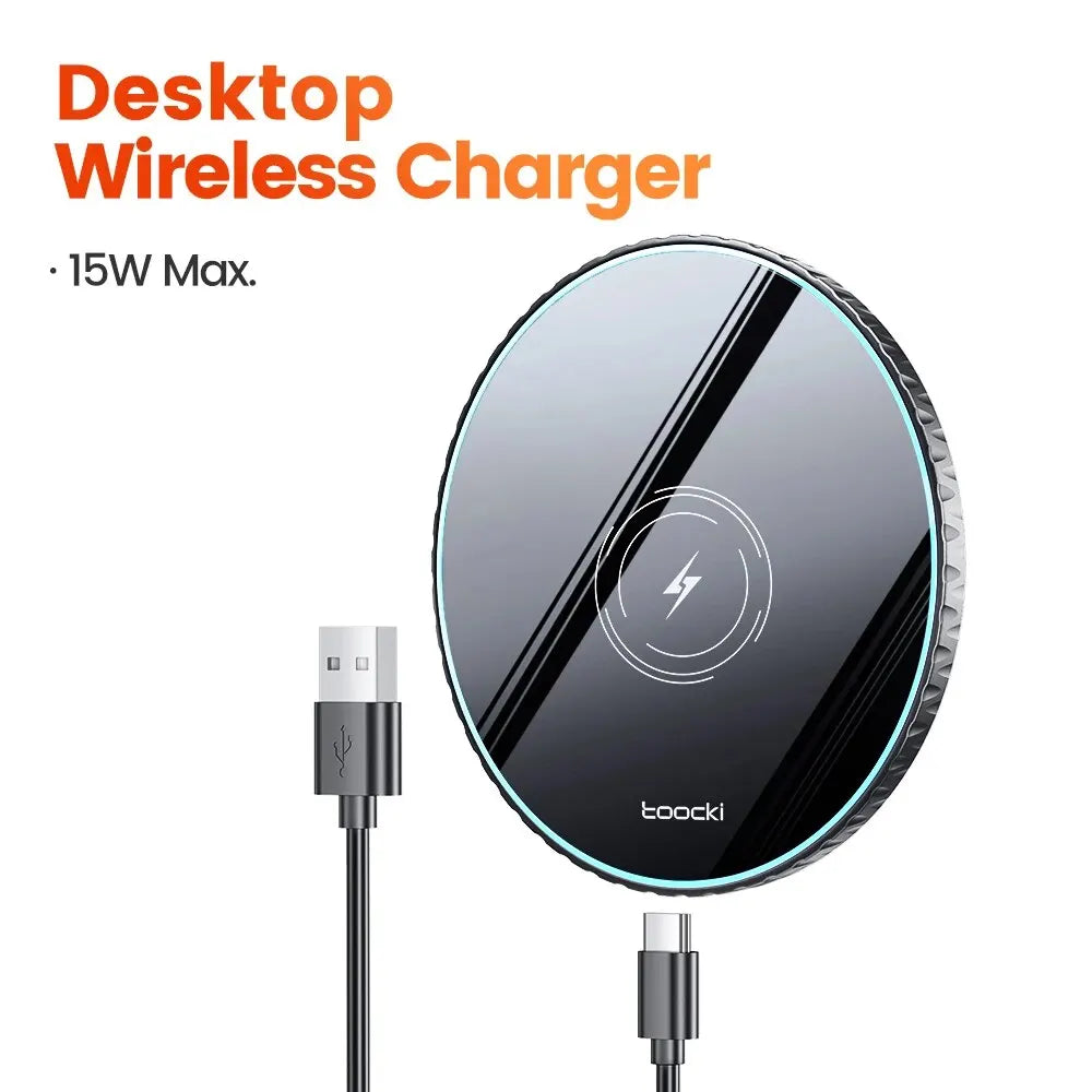 WonderNest Carregador Sem Fio 15W Base de Carregamento Rápido
