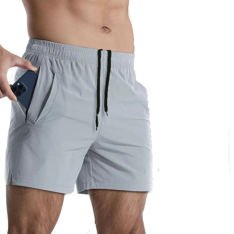 Shorts Masculinos de Corrida Academia Fitness Esporte Secagem Rápida Treino Academia Fitness Jogging Calção Verão