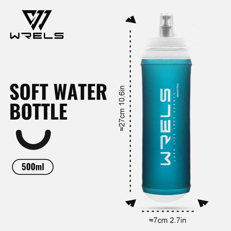 Garrafa de Água WRELS Dobrável — Leve e Compacta para o Outdoor