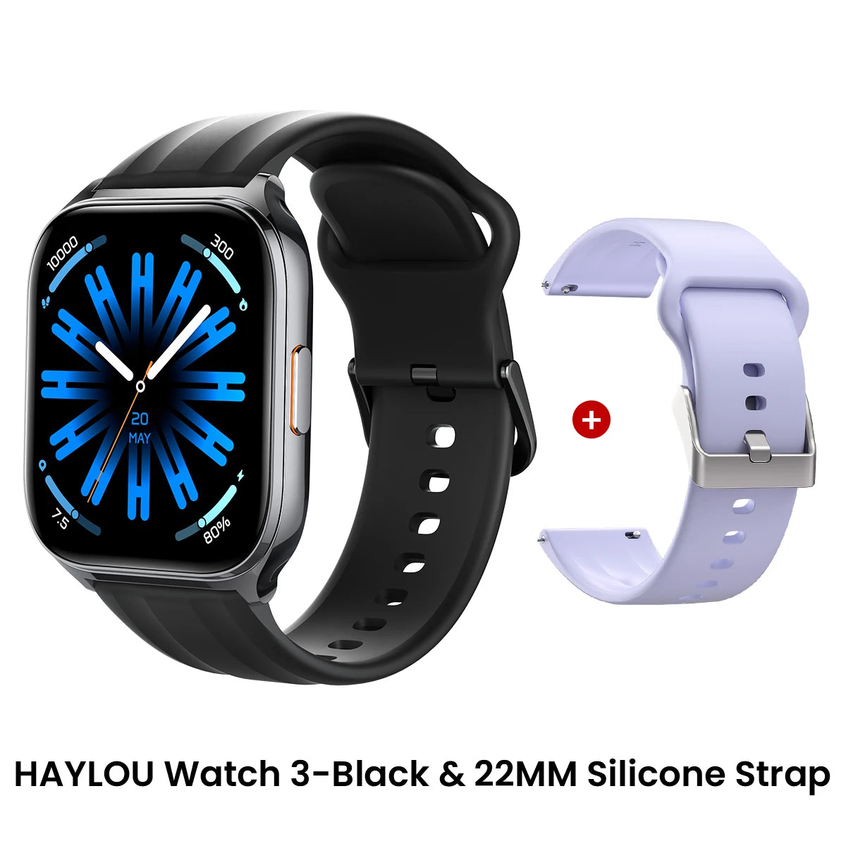 HAYLOU Watch 3 AMOLED 1.85 Voice Calling 150+ Sports 1ATM