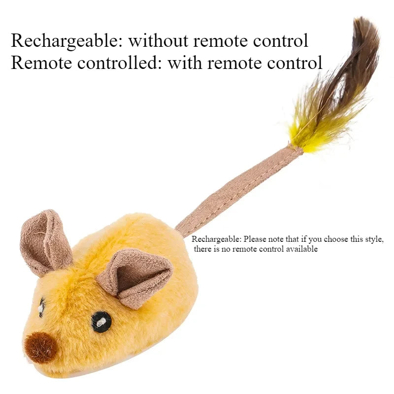 Ratinho Simulado e Gato Auto Entretenimento Brinquedo Provocador de Gato e Brinquedo Esportivo para Cães com Detecção de Toque Elétrico Inteligente