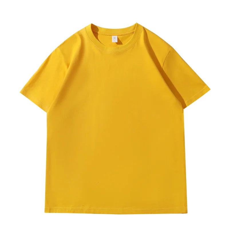 Camiseta de verão feminina algodão 2026 cor sólida solta camiseta casual coreana tops malha regata manga curta gola redonda feminina blusas