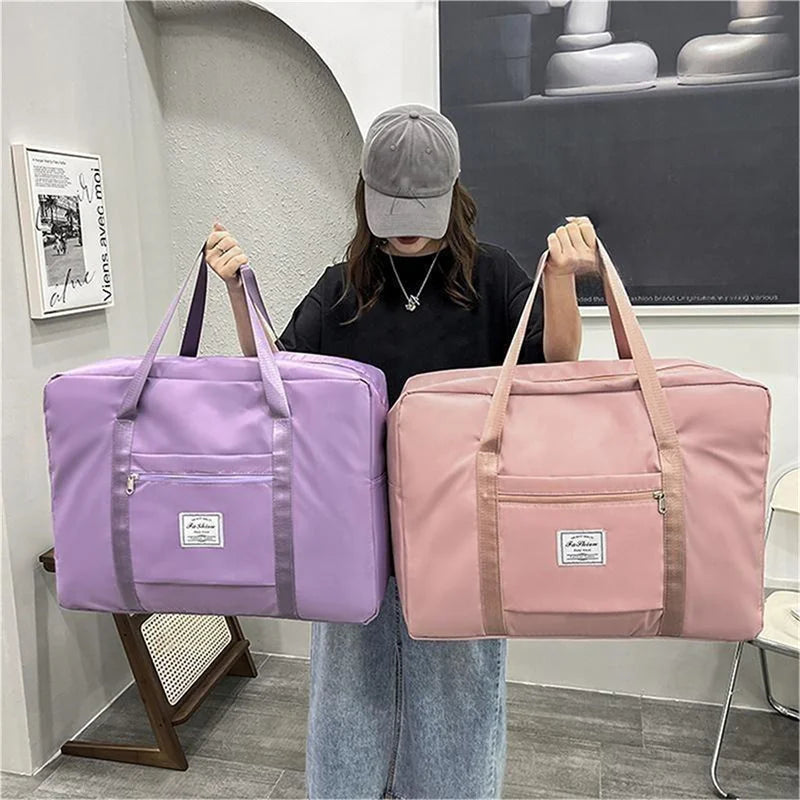Large Capacity Folding Travel Bags Waterproof Luggage Tote Handbag...