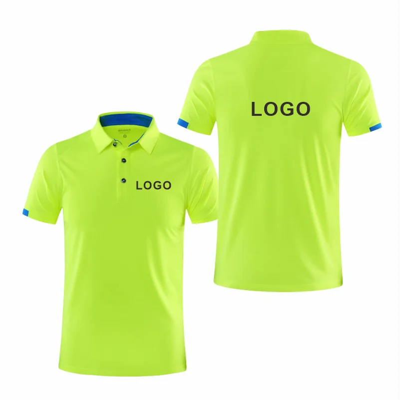 Summer Quick-Drying Polo T Shirt For Men Custom Logo Embroidery Printing Men And Women Golf shirts Personalized Design 2023 New