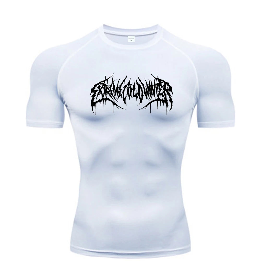 Camiseta Bodybuilding Masculina — Compressão e Estilo na Academia