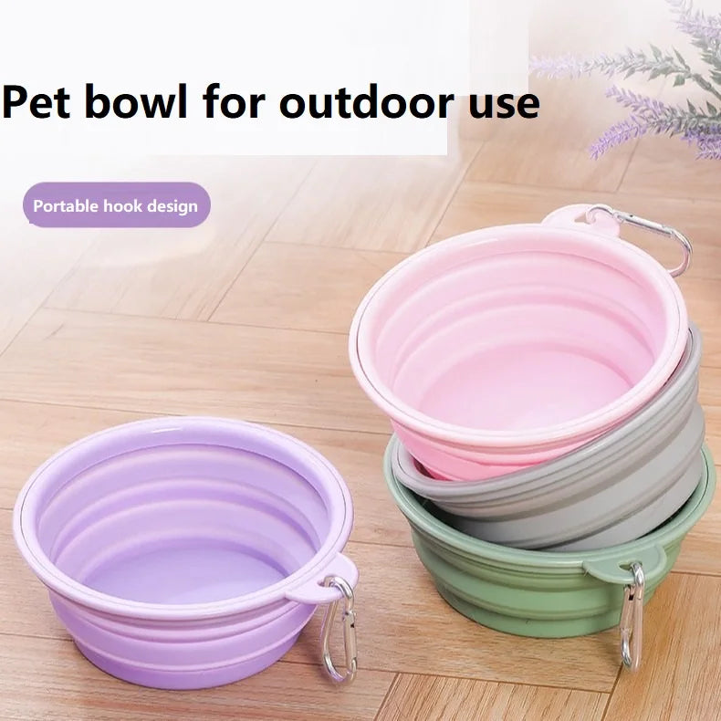WonderNest 350ml Tigela Dobrável para Cães de Silicone 2 Unidades