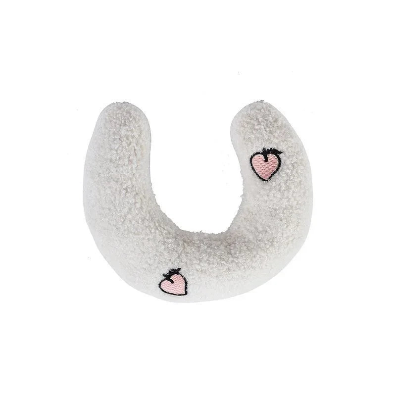 Cute Cat Pillows Cats Kittens Small Dogs Sleeping Pillow U-shaped Soft Cat Bed Pillow Cats Toys Pet Supplies аксесуари для котів