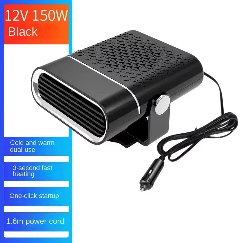 Aquecedor de Carro Portátil 12V 24V Aquecedor de Carro Aquecedor Automático de Desembaçamento de Para-brisa Descongelador Aquecimento Rápido 2025 Novo