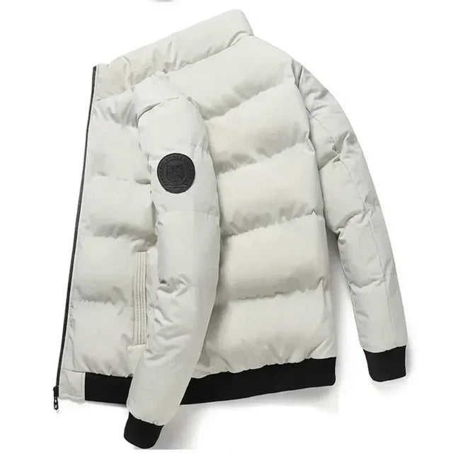 Men's Short Jacket Fashionable Outdoor Casual Stand-up Collar Windproof