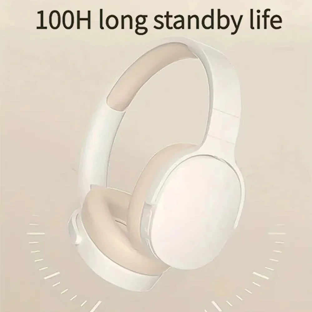 Fones de Ouvido Bluetooth 5.3 Headsets Gamer Dual Mode Sem Fio Dobrável Redução de Ruído para iPhone Xiaomi