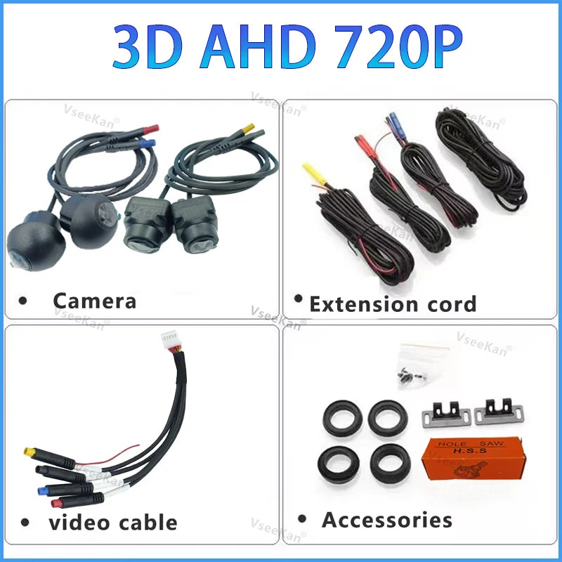 Car 360° panoramic - system camera - for Android multimedia