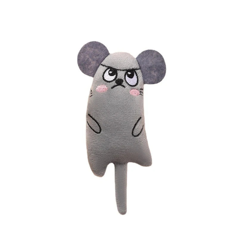 Brinquedo de pelúcia para cães e gatos resistente a mordidas, brinquedo interativo para limpeza de dentes de gatos e cachorros
