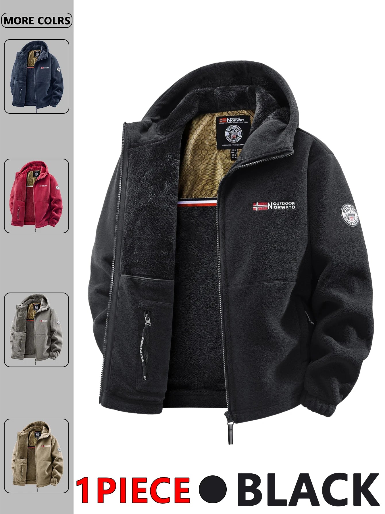 Jaqueta Masculina de Outono e Inverno com Capuz para Atividades ao Ar Livre, Adequada para Uso Diário em Casa, para Viagens, Festas, Deslocamentos, Moda Versátil para o Ar Livre, Aprimora...
