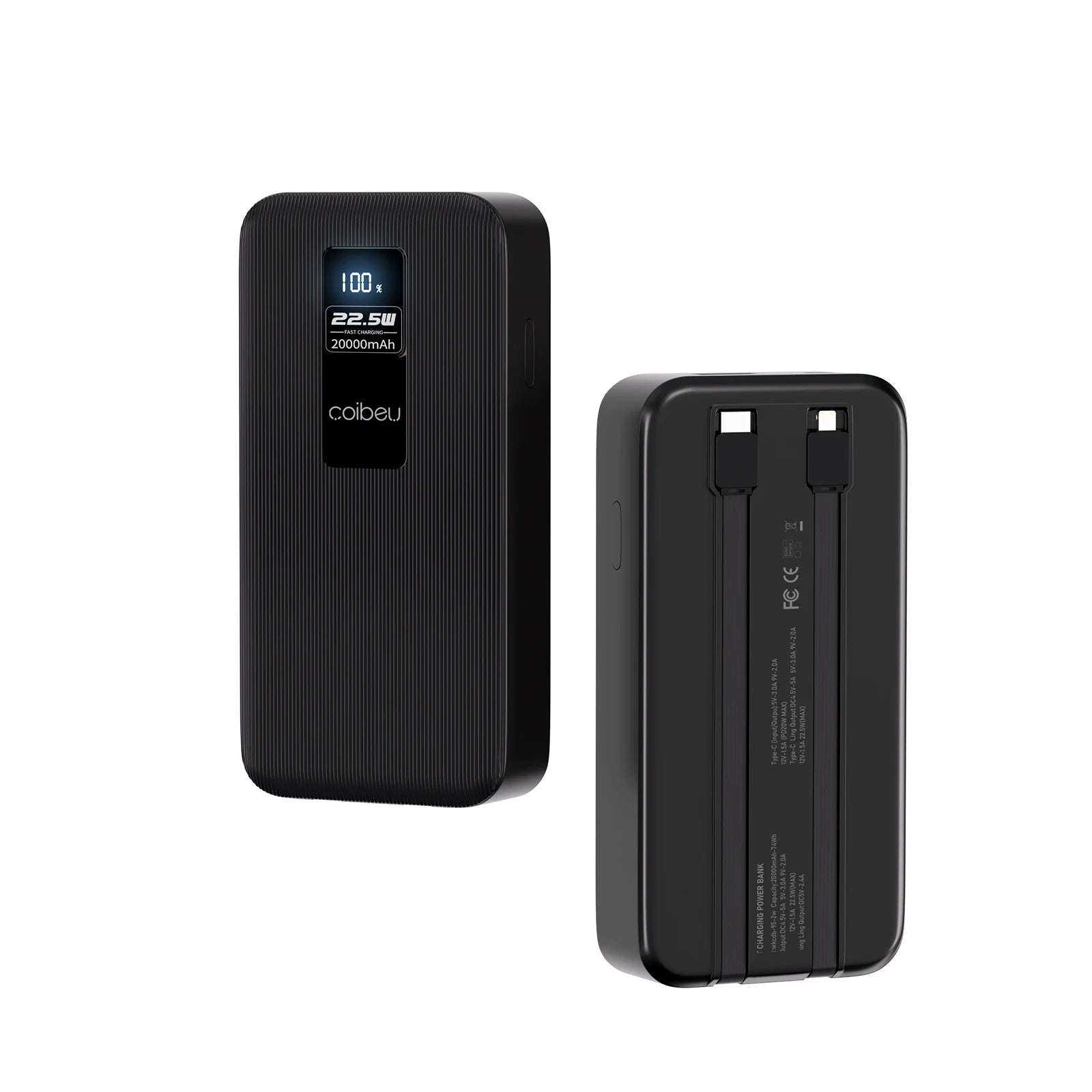 Power Bank 10000mAh Portable Battery 23W