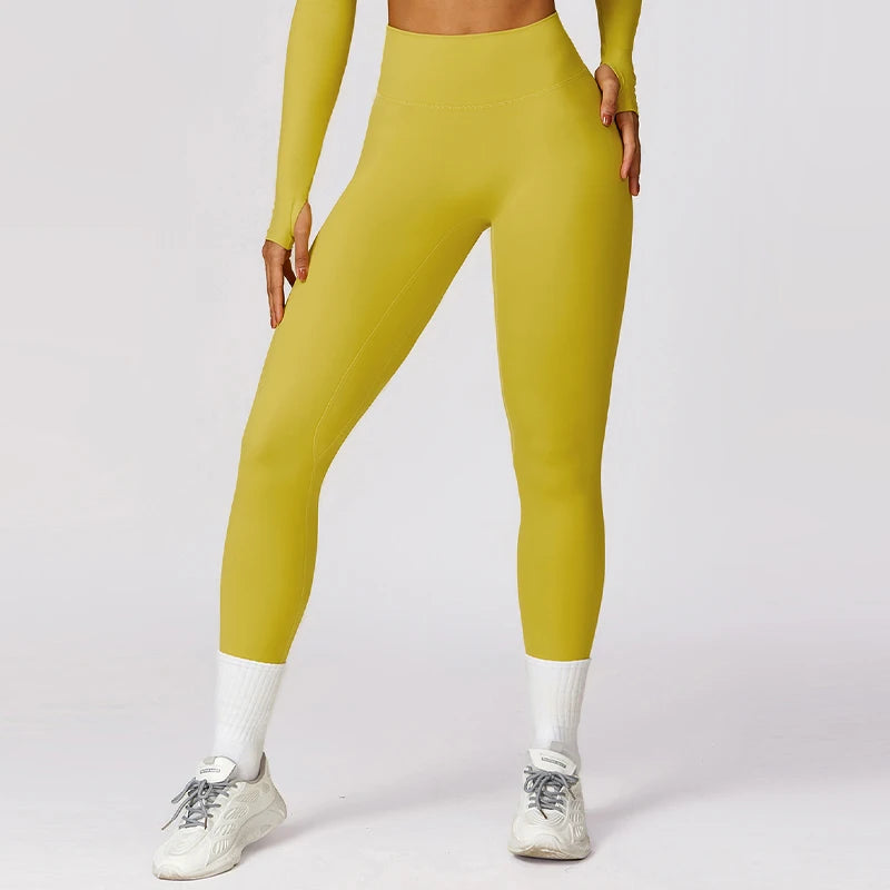 High Waist Gym Leggings Woman Workout Pants Female Running Scrunch Tights Women Push Up Sports Leggings Breathable Yoga Clothing