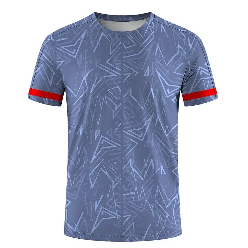 Simple Fashion Sports T-shirts For Men Summer Outdoor Short Sleeve 3D Printed T Shirts Casual Loose Running Fitness Tees Tops