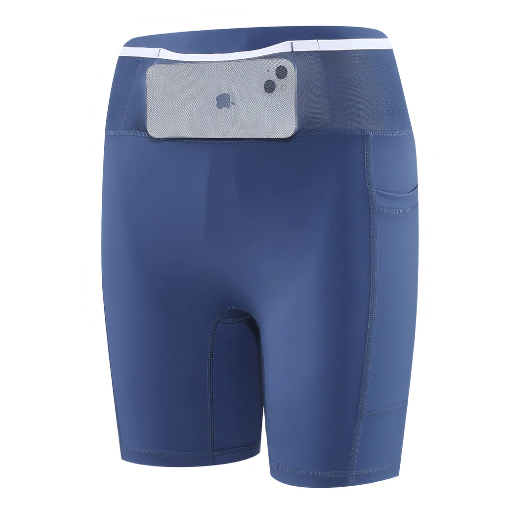 Mens Marathon Running Shorts with Waist Pack Compression Guys...