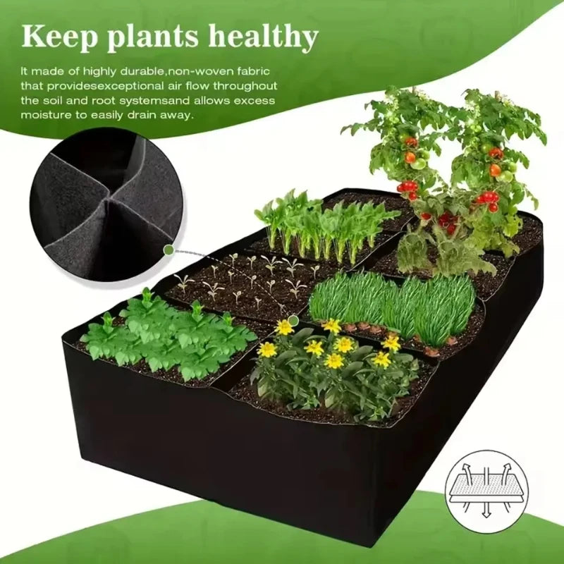 Garden Planting Bag Multi-gird
