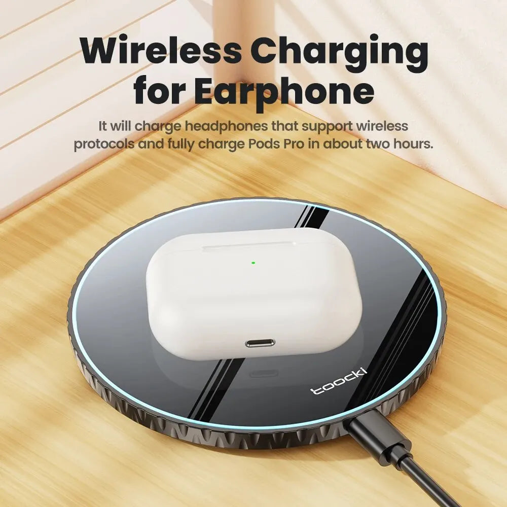 WonderNest Carregador Sem Fio 15W Base de Carregamento Rápido
