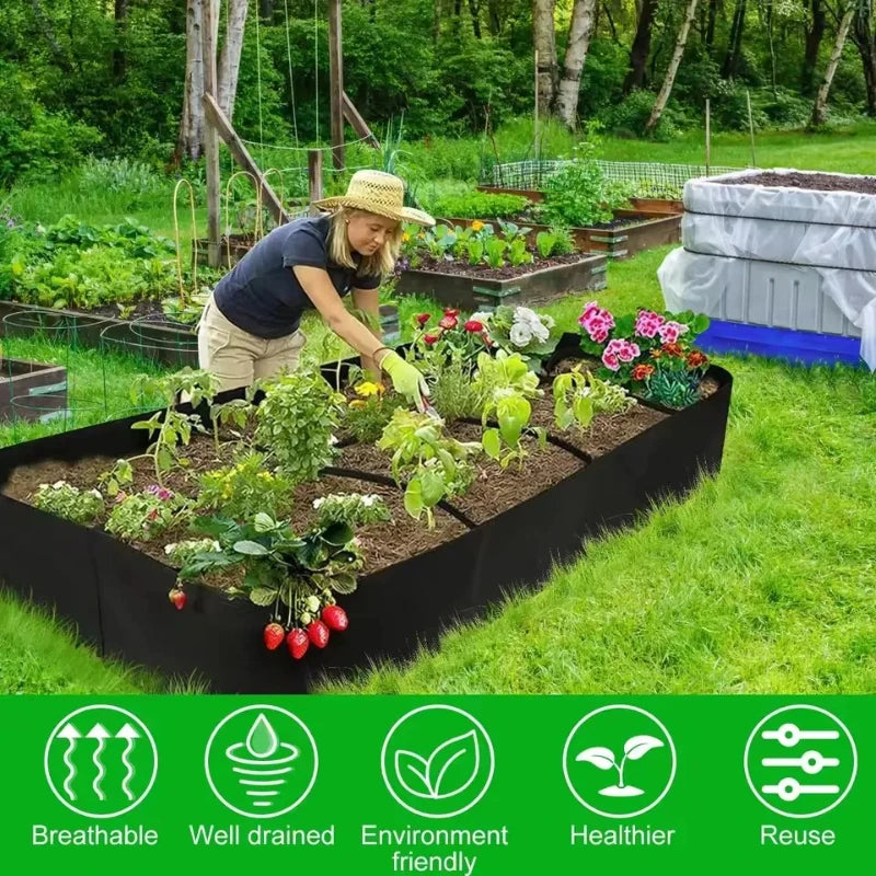 Garden Planting Bag Multi-gird