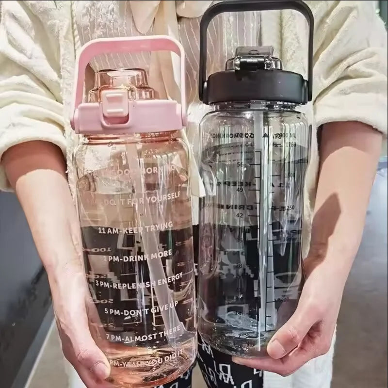 Garrafa de Água 2L — Grande Capacidade para Hidratação Total