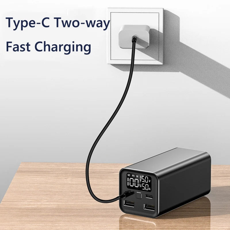 Power Bank 20000mAh 65W Fast Charging Portable Type-C