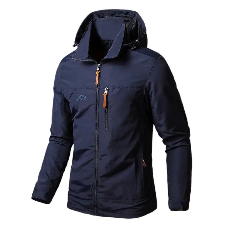 Jaquetas Quebra-Vento Masculinas Impermeáveis Militares com Capuz Jaqueta Masculina Nova de Combate Homem Outono Caminhada ao Ar Livre Ciclismo Bomber Corta-Vento
