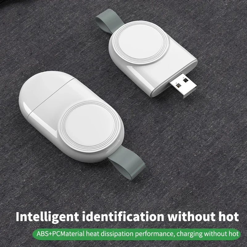 Carregador Portátil Sem Fio para Apple Watch Series 9 8 7 6