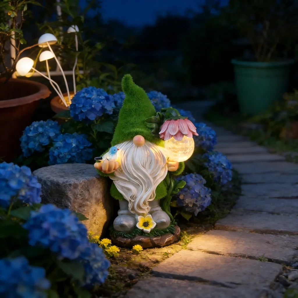 Garden Gnome Solar Light Outdoor Waterproof