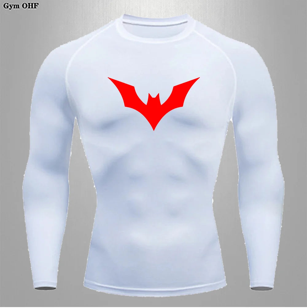 Camiseta Compressão Masculina Spider — Performance e Visual Único