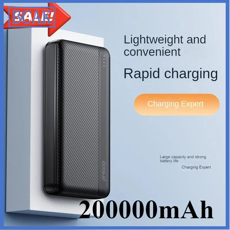 Power Bank 200000mAh Fast Charging Portable Large Capacity
