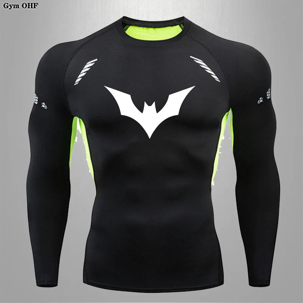 Camiseta Compressão Masculina Spider — Performance e Visual Único