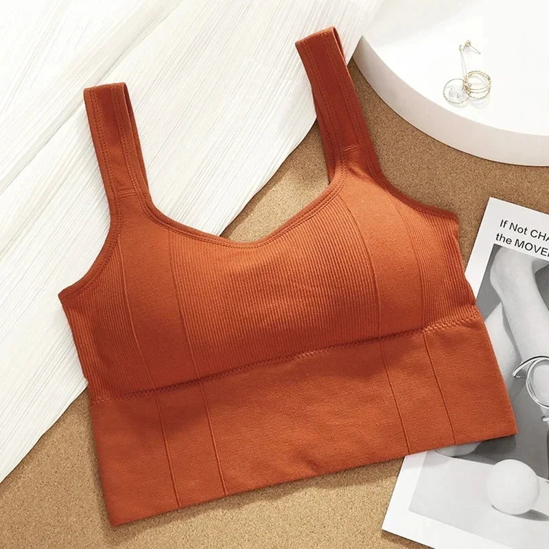 Sutiã Esportivo Respirável Anti-Suor Fitness Top Feminino Sem Costura Yoga Sutiã Shockproof Crop Top Push Up Sutiã Esportivo Top de Ginástica
