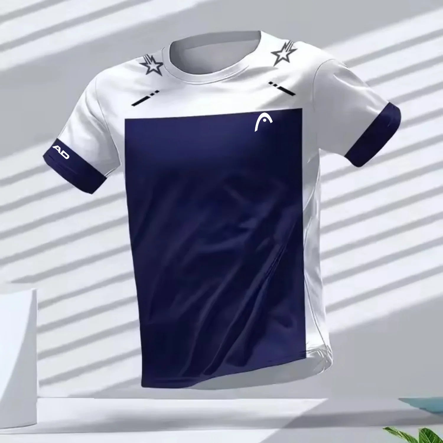 Camisetas Masculinas Esportivas para Corrida ao Ar Livre Treino Secagem Rápida Respirável Gola Redonda Manga Curta Casual Fashion Solta